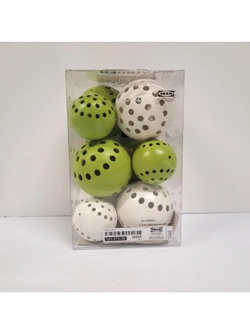 Solvinden String Light Covers 6 Green & 6 White Spherical Set 12 Ikea Chenyl Ke